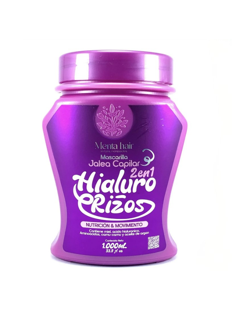 Jalea Capilar 2 en 1 Hialuro Rizos Menta Hair 1000ml