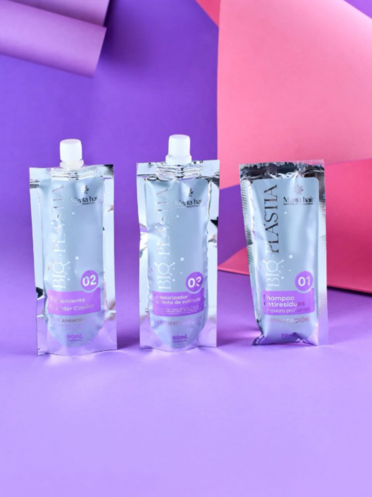 Bioplastia Profesional Kit X3 Refiler Menta Hair 90ml