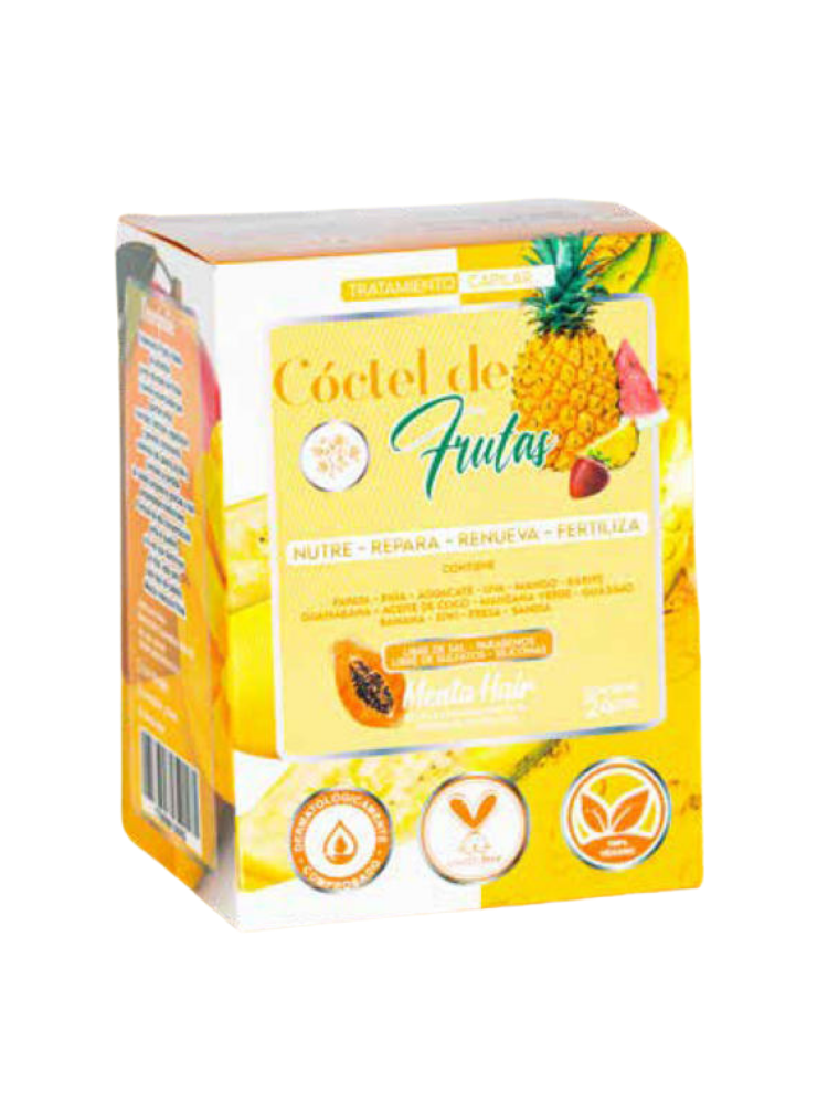 Sachet Tratamiento capilar Coctel de frutas Menta Hair 30ml